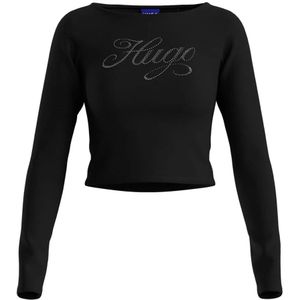 HUGO - Dastja - Trui - Blauw - Katoen