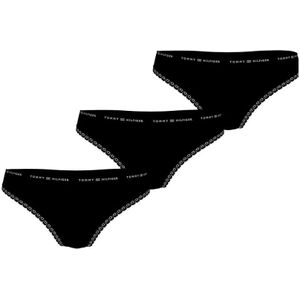 TOMMY HILFIGER - UW0UW05954 - Slips - Zwart - Katoen