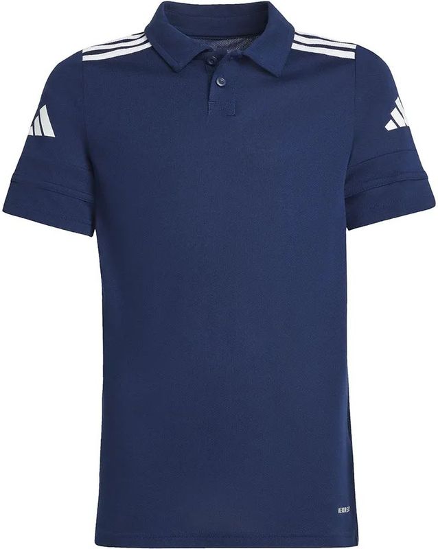 Adidas Squadra 25 Poloshirt - Korte Mouw - Zwart - 65% Polyester - 35% Katoen