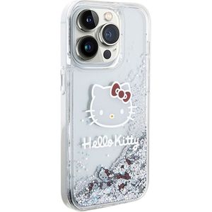 Sourcing Hello Kitty Hkhcp15llikhet Iphone 15 Pro 6.1 Srebrny Liquid Charms Kitty Head Telefoonhoesje