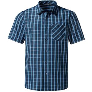 Vaude Albsteig Iii Short Sleeve Shirt Blauw M Man