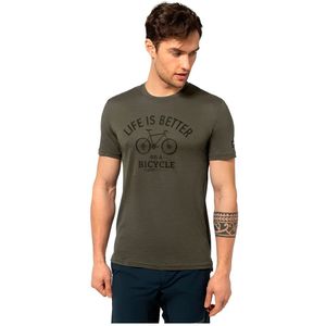 Super.natural - Better Bike T-shirt - Korte Mouwen - Merino - Zwart