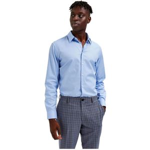 Selected Nathan-gem Long Sleeve Shirt Blauw XS Man