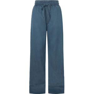 Pepe Jeans Loose St Pants Tencel Fit High Waist Jeans Blauw 28 / 32 Vrouw