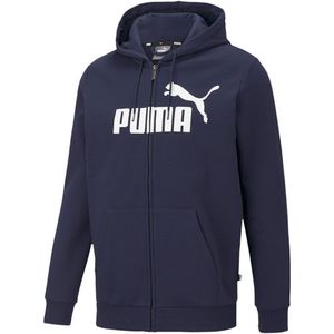 Puma Essental Big Logo Hoodie Blauw M Man