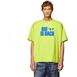 Diesel Boxt Back Short Sleeve T-shirt Geel 2XL Man