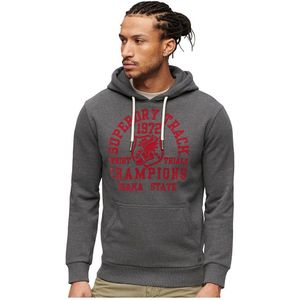 Superdry Track & Field Ath Graphic Hoodie Grijs L Man