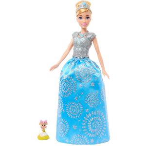 Disney Princess Royal Fashion Reveal Cinderella Doll Blauw