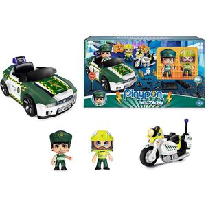 Famosa Pinypon Action Car And Motorcycle Civil Guard Veelkleurig 3-6 Years