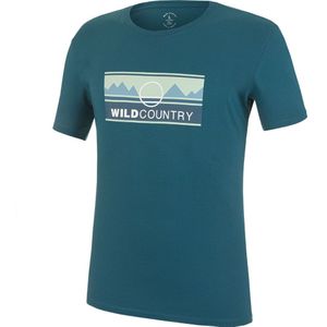 Wildcountry Heritage Short Sleeve T-shirt Blauw S Man