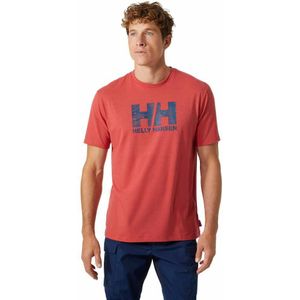 Helly Hansen Skog Recycled Graphic Short Sleeve T-shirt Oranje M Man