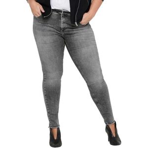 Only Willy Life Regular Skinny Ankle Jeans Grijs 42 / 32 Vrouw