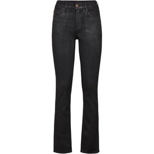 G-star Noxer Navy High Waist Straight Jeans Zwart 25 / 32 Vrouw
