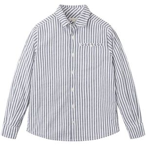 Tom Tailor 1030593 Long Sleeve Shirt Wit 164 cm Jongen