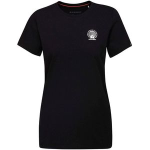 Mammut Massone Emblems Short Sleeve T-shirt Zwart L Vrouw