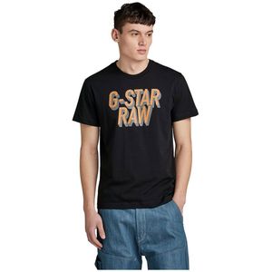G-star 3d Dotted Short Sleeve T-shirt Zwart M Man