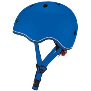 Globber Helmet Go Up Lights Navy Blue Blauw