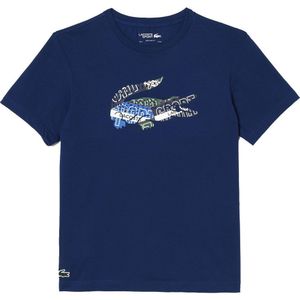 Lacoste Th1801 Short Sleeve T-shirt Blauw S Man