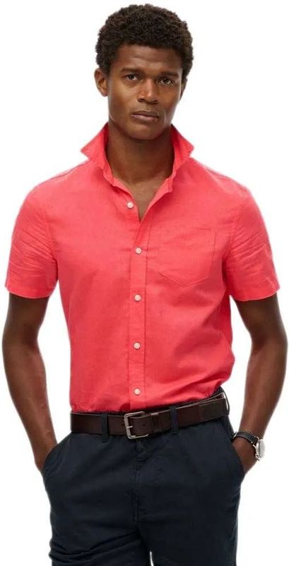 Superdry - M4011006A - Overhemd - Korte Mouwen