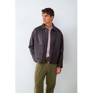 Balmohk Elastics Leren Jas