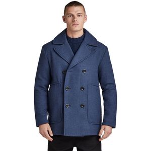 G-star Wool Peacoat Coat Blauw 2XL Man