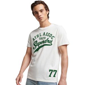 Superdry Vintage Home Run Short Sleeve T-shirt Wit S Man