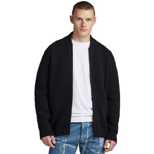 G-star Chunky Half Zip Sweater Zwart XS Man