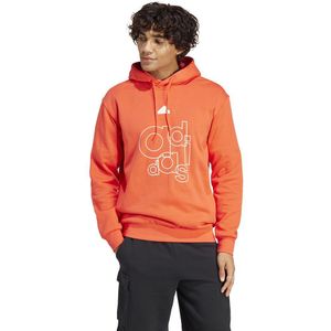 Adidas Brand Love Fl Q1 Gd Hoodie Oranje L / Regular Man