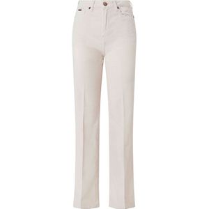 Pepe Jeans Willa Cord High Waist Pants Wit 32 / 32 Vrouw