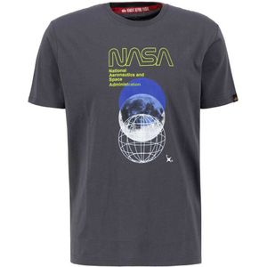 Alpha Industries Nasa Orbit T Short Sleeve T-shirt Grijs S Man