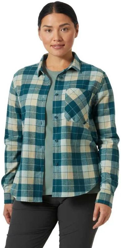 Helly Hansen - Lokka Flannel - Damesblouse - Lange Mouwen - Biologisch Katoen