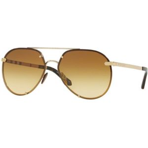 Burberry Be3099-11452l Sunglasses Goud Brown Man