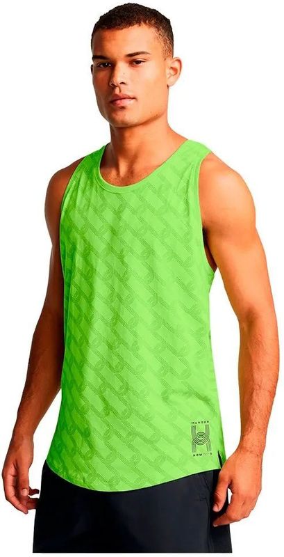 Under Armour - Run Anywhere - Mouwloos T-shirt - Groen