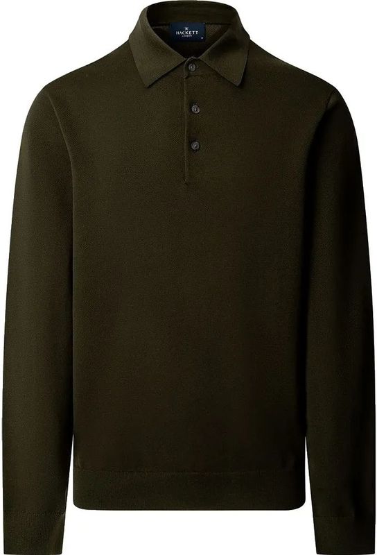 Hackett Stop Start Lange Mouw Poloshirt