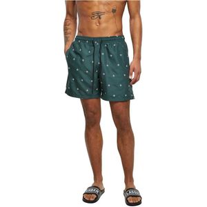 Urban Classics Embroidery Swimming Shorts Groen 3XL Man