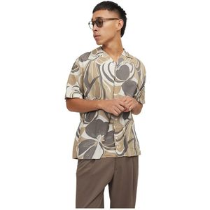 Jack & Jones Palma Resort Short Sleeve Shirt Bruin XL Man
