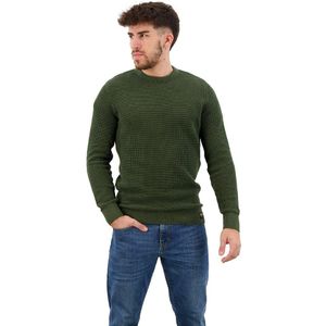 Superdry Textured Crew Neck Sweater Groen 2XL Man