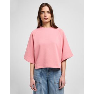 Lee Raglan Sweatshirt Roze XL Vrouw