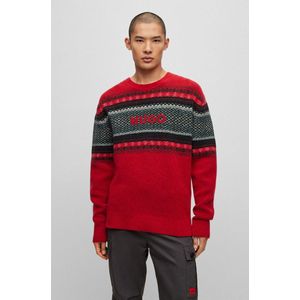 Hugo Soslo 10252619 Sweater Rood S Man