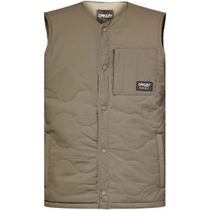 Oakley - Gewatteerd Vest - Sherpa-voering - Zwart - Katoen