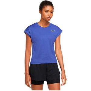 Nike Court Dri Fit Victory T-shirt Met Korte Mouwen Vrouwen Blauw