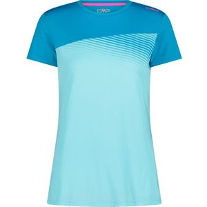 Cmp 32t6056 Short Sleeve T-shirt Blauw L Vrouw