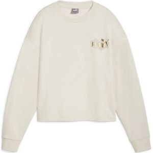 Sweater - Geribbelde Kraag - Sweatstof - Ronde Hals - Logoprint