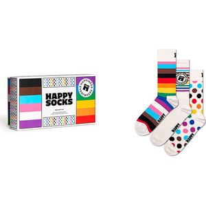 Happy Socks Prides Gift Set Half Long Socks 3 Pairs Veelkleurig EU 36-40 Man