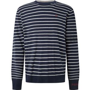 Pepe Jeans Andre Stripes Sweater Blauw S Man