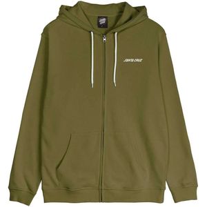 Santa Cruz Screaming Flash Sweatshirt Met Rits