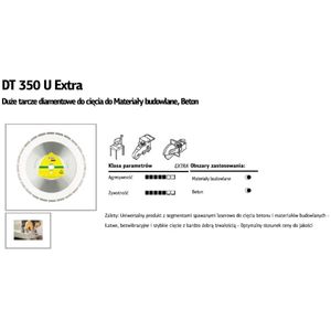 Kärcher - DT 350 U - Diamantschijf - 350 mm - Universele Prestaties voor Beton en Metselwerk
