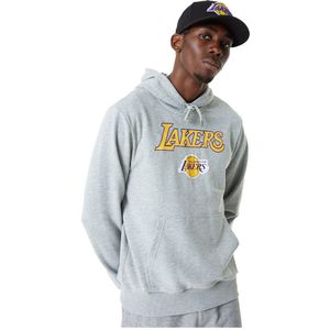 New Era 60357040 Nba Team Logo Los Angeles Lakers Hoodie Grijs XS Man