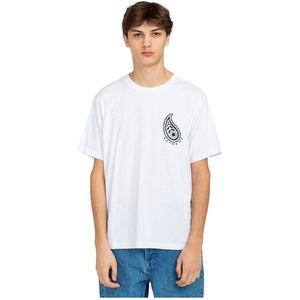 Element Paisley Short Sleeve T-shirt Wit L Man