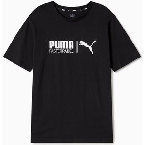 Puma Team Liga Padel Short Sleeve T-shirt Zwart M Man
